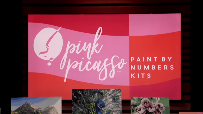 Pink Picasso Paint by Numbers Kits On Shark Tank Update