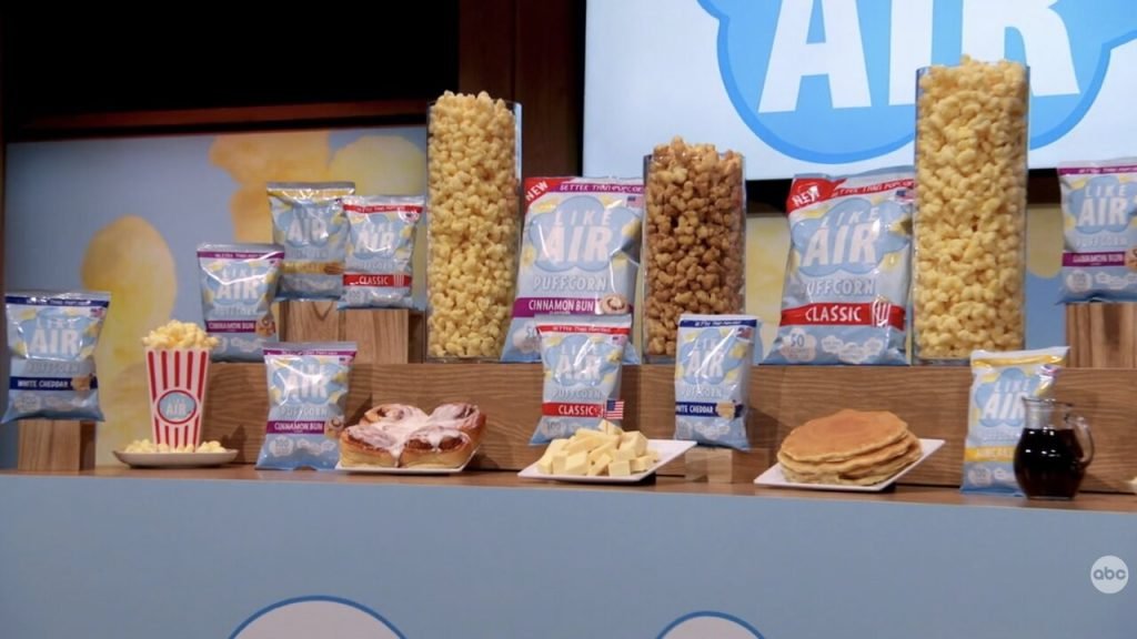 Like Air Puffcorn Shark Tank Episode Update & Net Worth